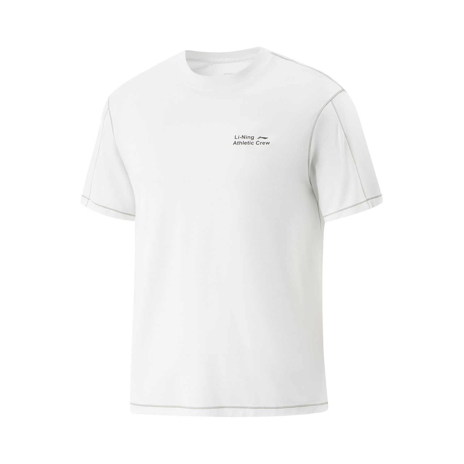 

LINING Футболка Fitness Series мужская стандартная белая, Белый, LINING Футболка Fitness Series мужская стандартная белая