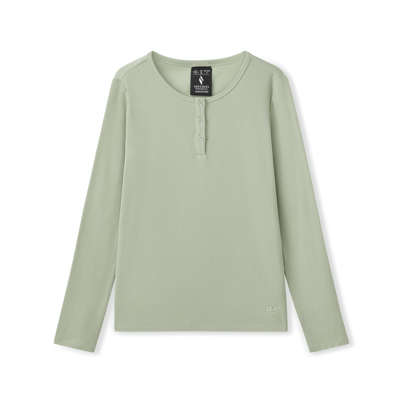 

Футболка с рукавом дроп-шоулдер женская Skechers, зеленый