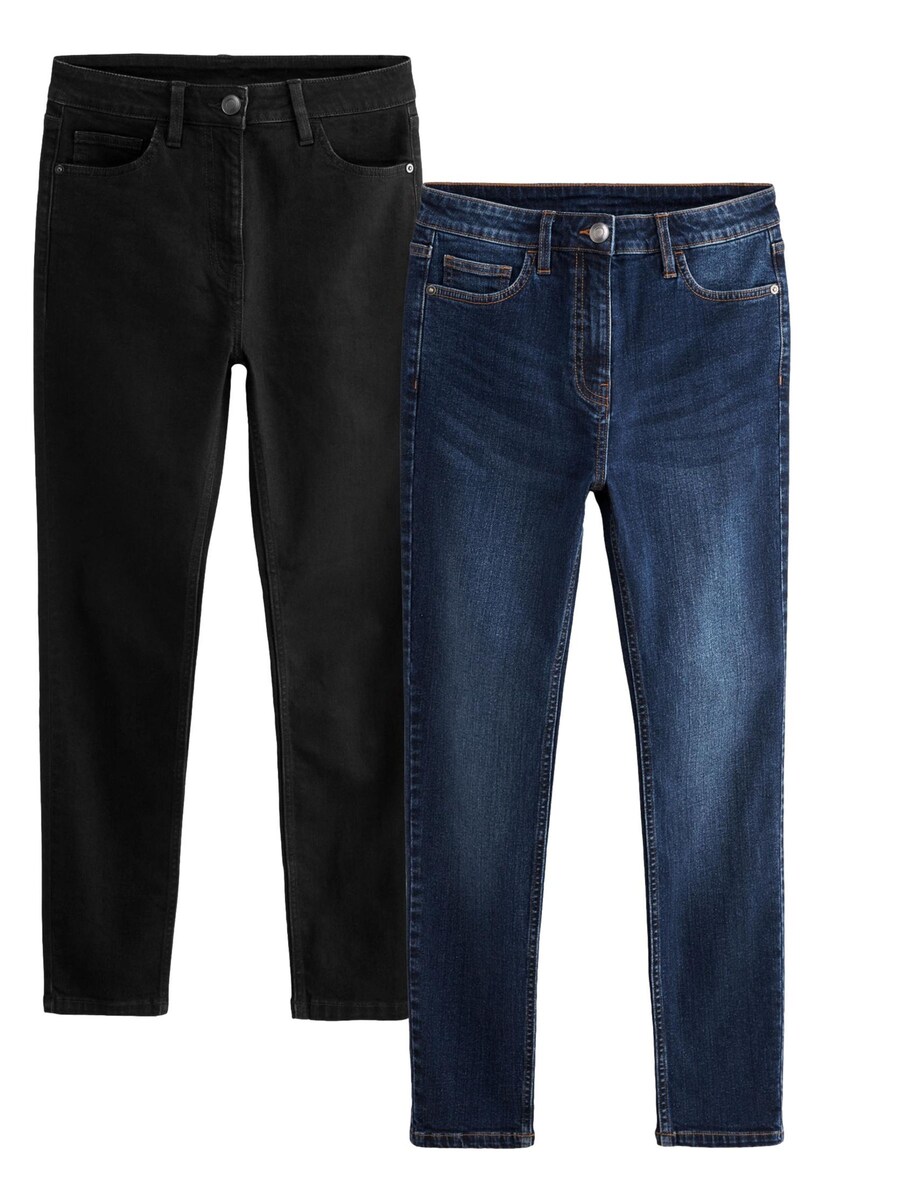 

Узкие джинсы The Set, цвет Dark blue/Black denim