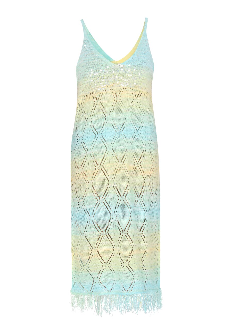 

Пляжное платье IZIA, Aqua/Light yellow