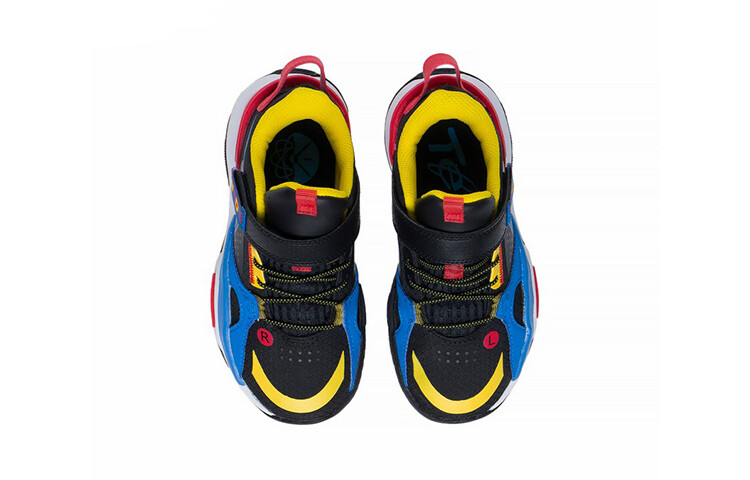 Баскетбольные кроссовки All City 10 Kids PS Low-top черные/новые французские синие Lining Young — фото 4