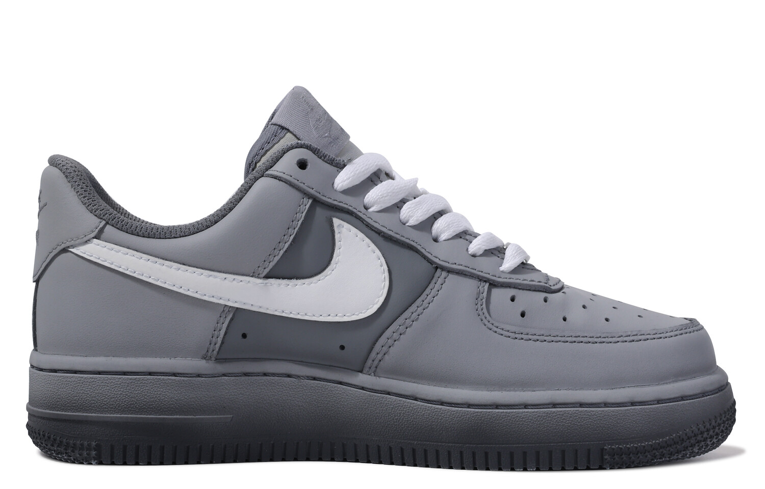 

Мужские кроссовки для скейтбординга Nike Air Force 1, Silver, Серый, Мужские кроссовки для скейтбординга Nike Air Force 1, Silver