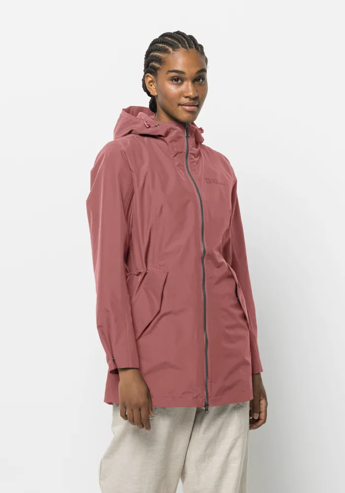 

Куртка Jack Wolfskin "DAKAR PARKA W", с капюшоном, цвет Faded-Rose