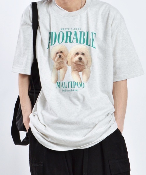 

Футболка с принтом собаки MODISH GAZE