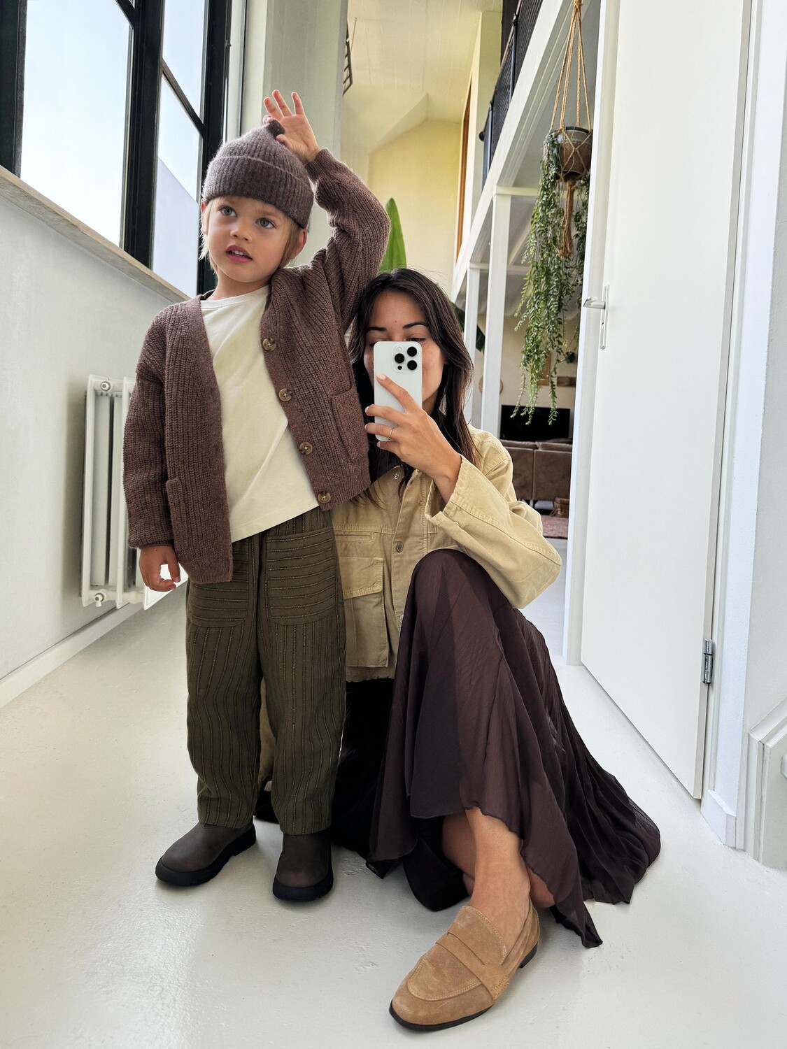 

Брюки в полоску warmtouch ZARA, зеленый
