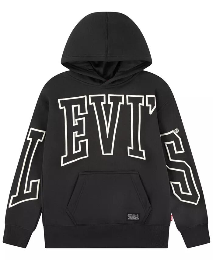 

Удлиненный пуловер с капюшоном для малышей и маленьких мальчиков Levi's
