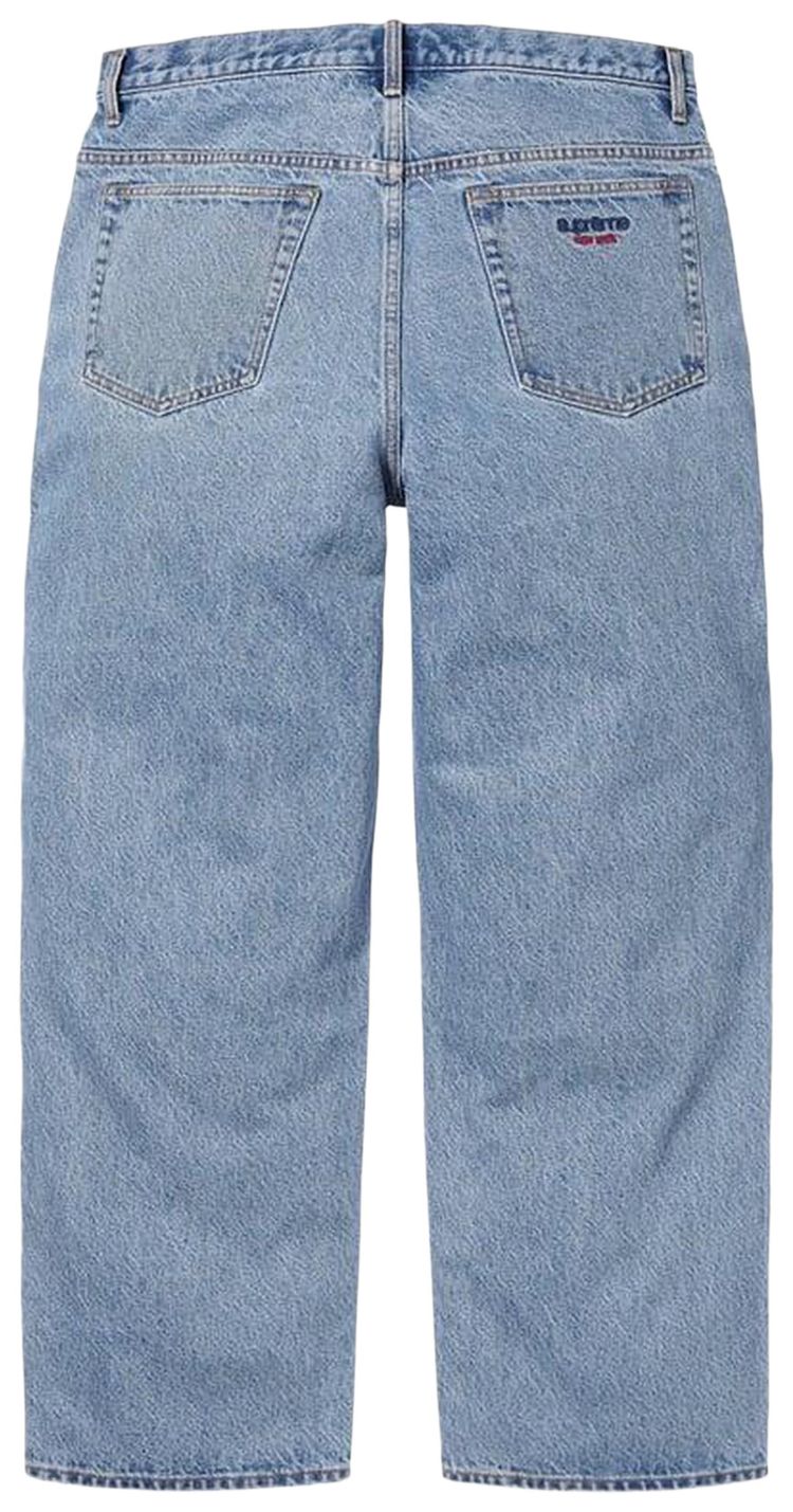 Джинсы Supreme Baggy Jean цвета «выстиранный индиго» — фото 2