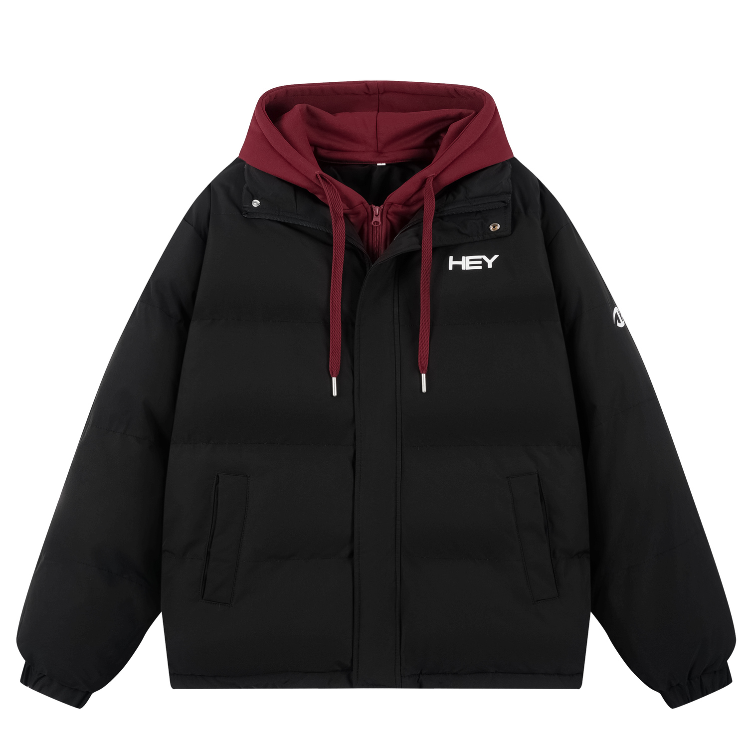 

HEYMARKET Пуховик Unisex, Black Red