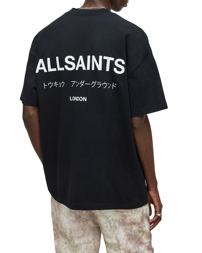 Мужская футболка AllSaints Underground из органического хлопка — фото 2