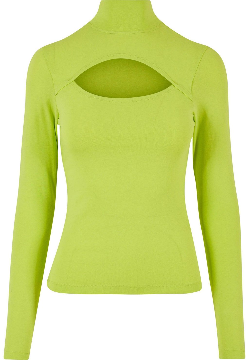 

Рубашка с длинными рукавами CUT-OUT TURTLENECK Urban Classics, цвет frozenyellow