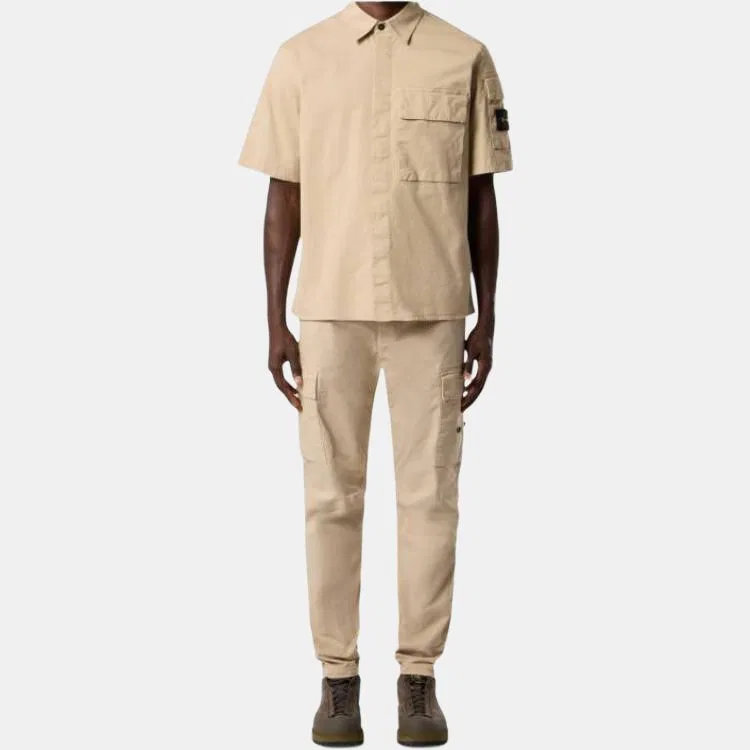 Рубашка Supima STONE ISLAND, Yellow — фото 4