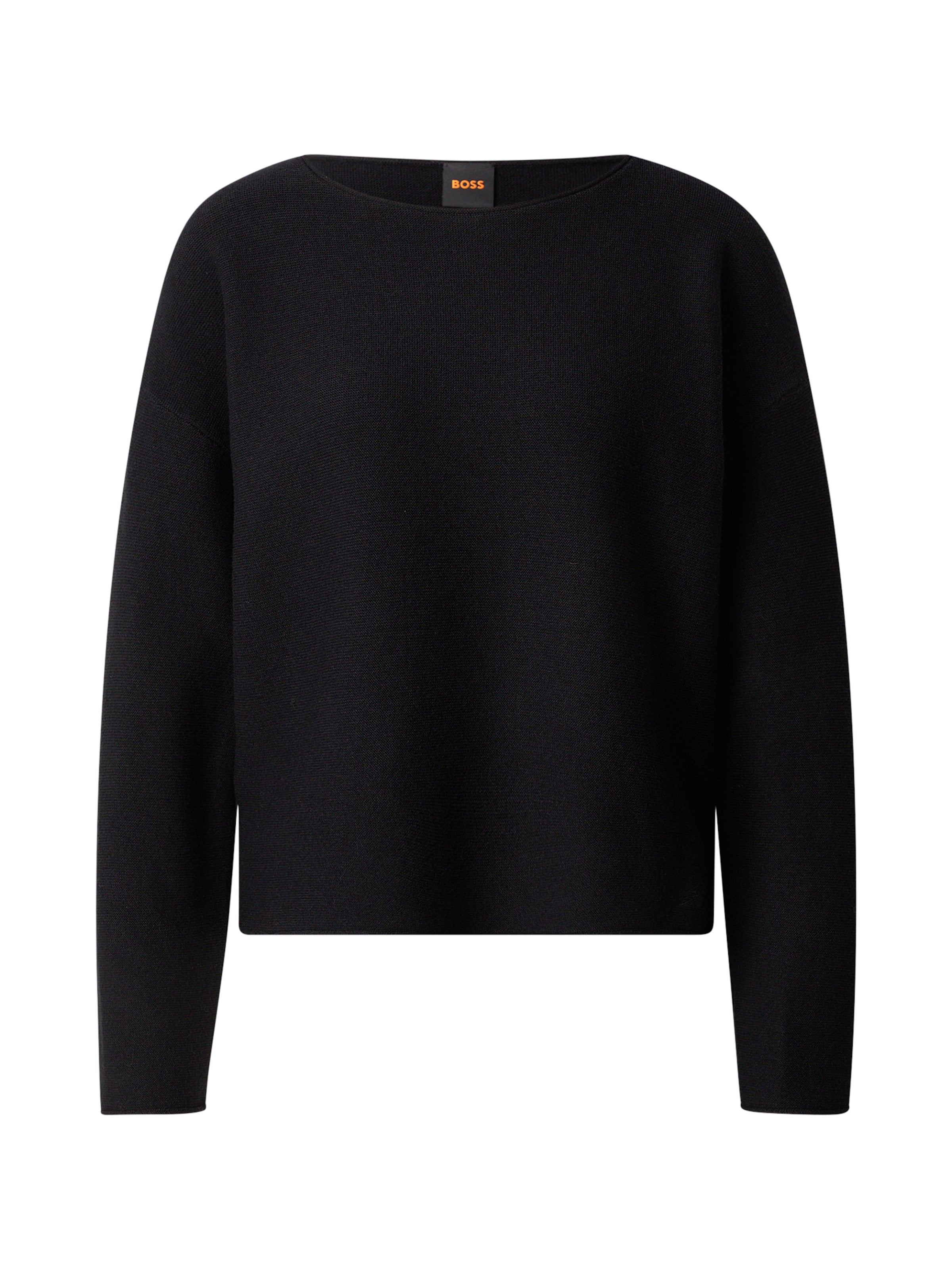 

BOSS Свитер 'Fouet' в черном цвете