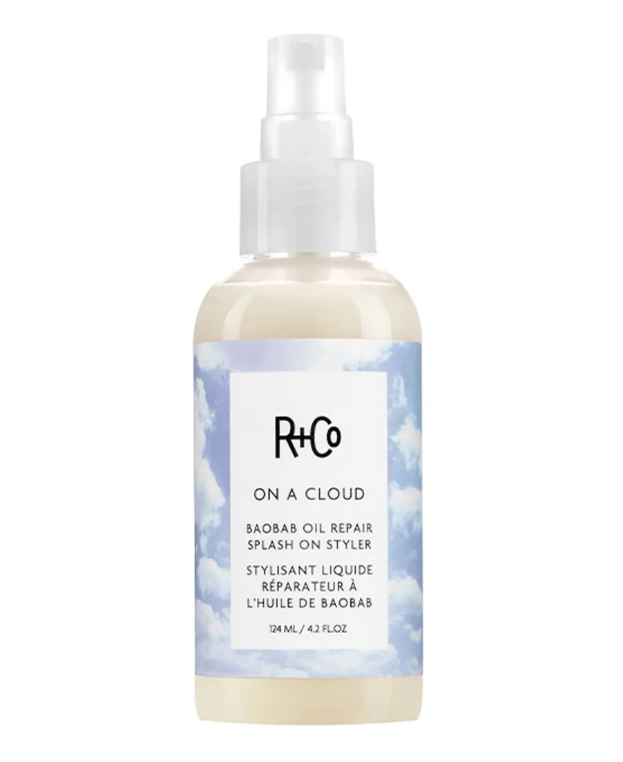 R+Co Спрей-укладчик On A Cloud Baobab Oil Repair Splash On Styler Spray, 4.2 унции