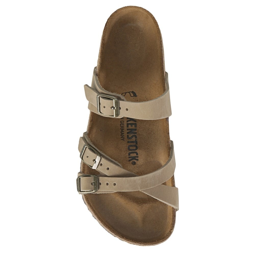 Женские сандалии Franca со стелькой Birkenstock, коричневый — фото 4