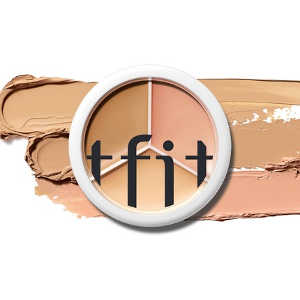 

Палитра консилеров Cover Up Pro Concealer 3-в-1 с полным покрытием и коррекцией цвета Tfit