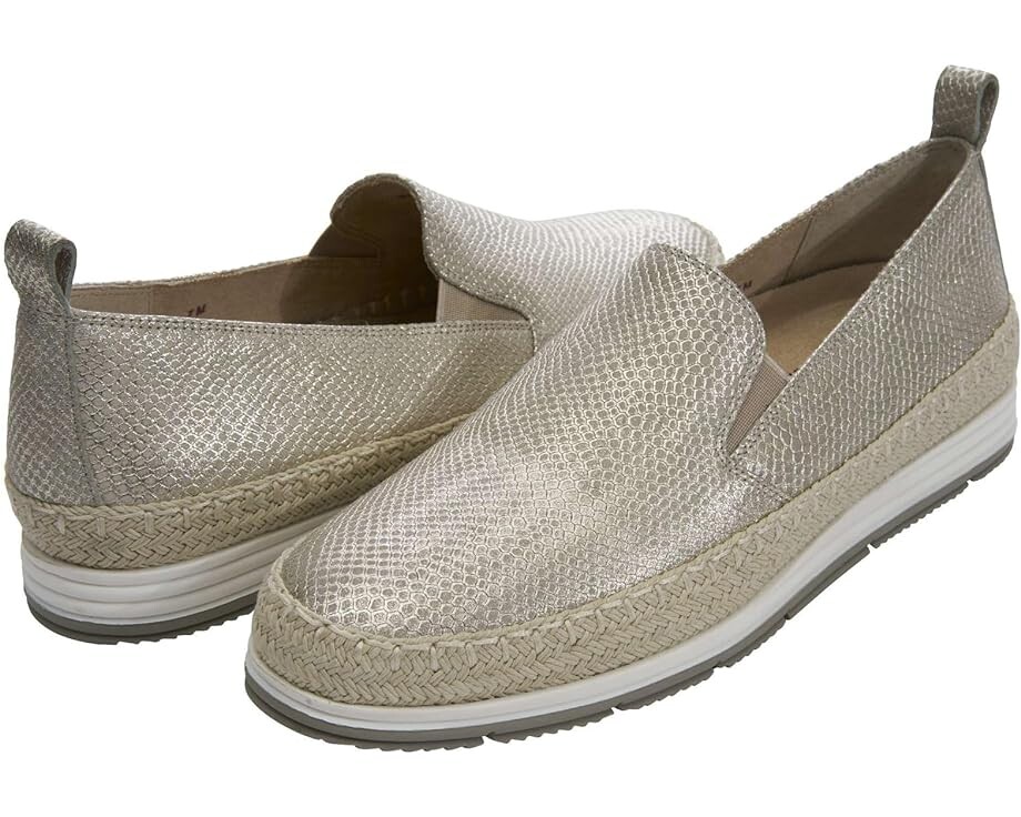 

Лоферы Vaneli Qanat, цвет Off-White/Silver Agori