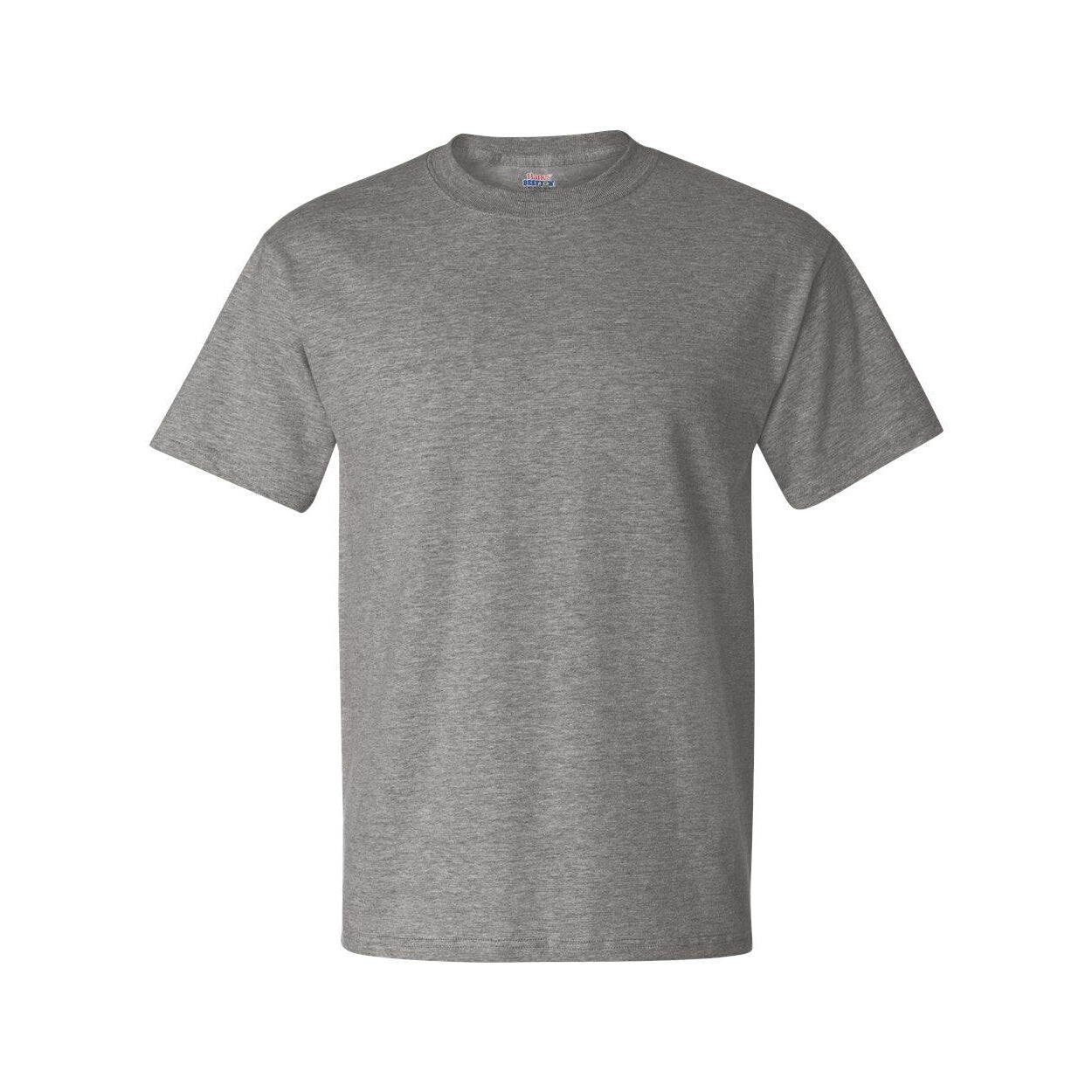 

Футболка Hanes Beefy-T, цвет Oxford Grey