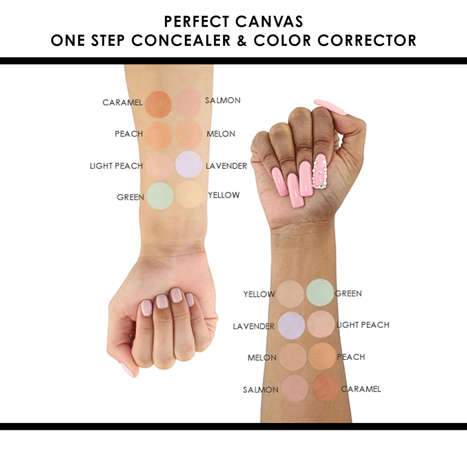 TEMPTU Perfect Canvas Airbrush One Step Concealer & Color Corrector Airpod: Стойкий, высокоэффективный корректор цвета для маскировки пигментных пятен | 7 оттенков, Peach — фото 4