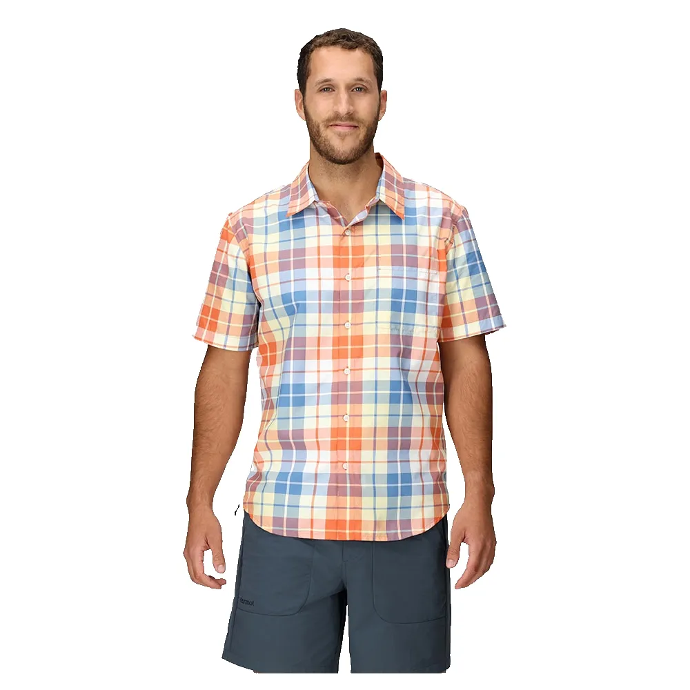 

Рубашка с коротким рукавом Marmot AirExchange UPF 40 Novelty, разноцветный