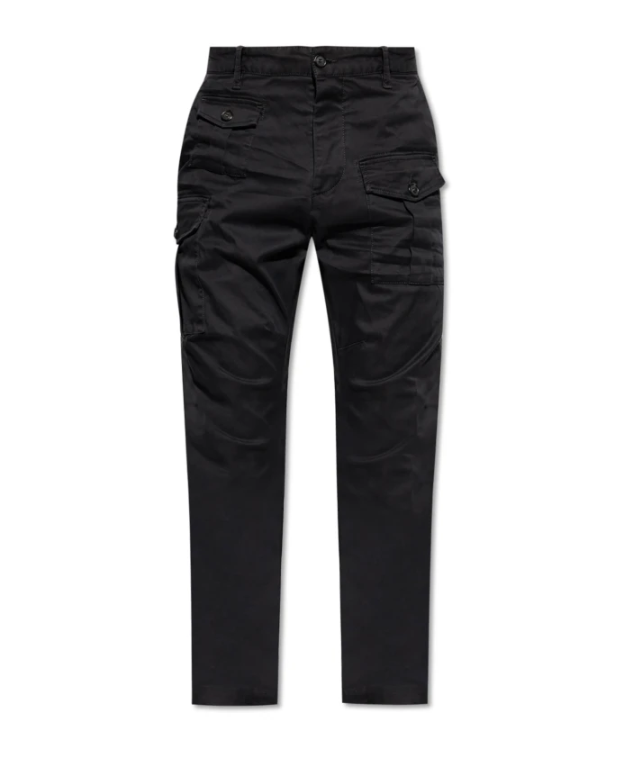 

Клетчатые брюки Dsquared2, черный