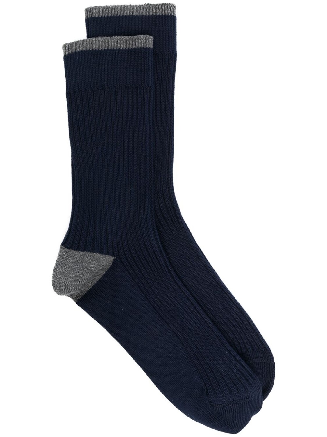 

Brunello Cucinelli носки в рубчик, синий
