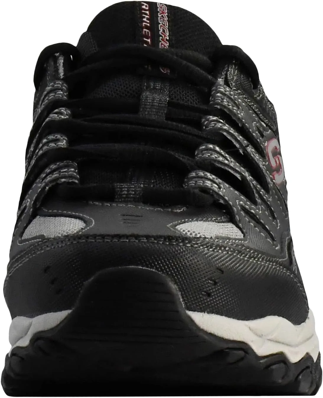 Мужские кроссовки Skechers Sport Afterburn Memory Foam Lace, черный/темно-серый — фото 2