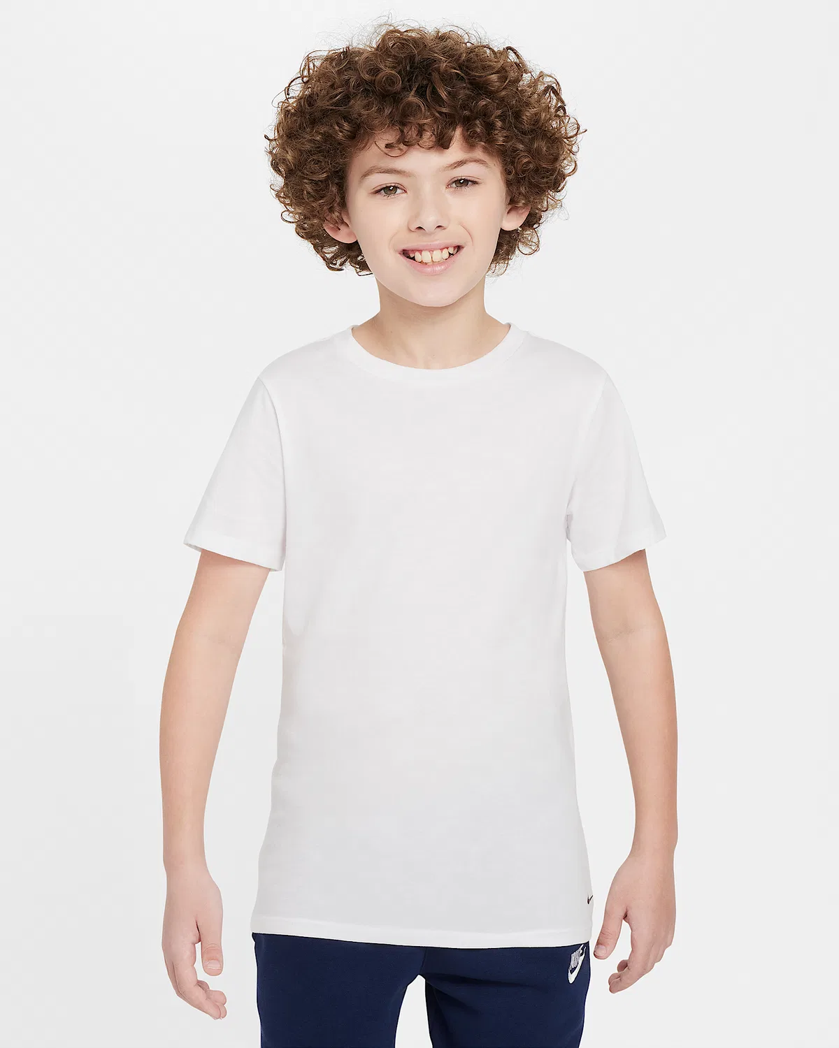 Детская майка Nike Big Kids' Crew Undershirt (2-Pack), White — фото 2