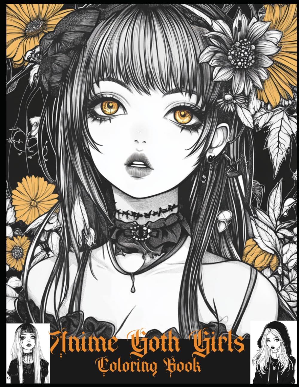 

Anime Goth Girls Coloring Book: Goth Girls to color for Teens & Adults