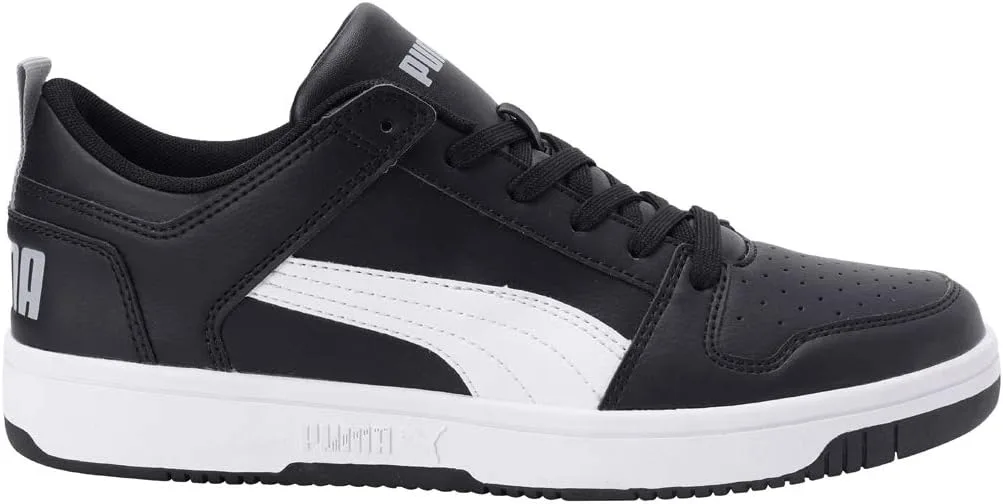 Кроссовки PUMA Unisex Rebound Layup Lo Trainers, белый/черный — фото 3