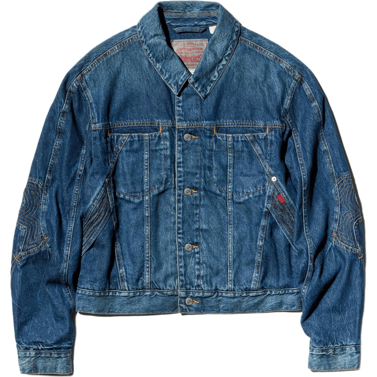 Куртки и пальто Levi's x KIKO KOSTADINOV FW25 мужские Levis, синий — фото 3