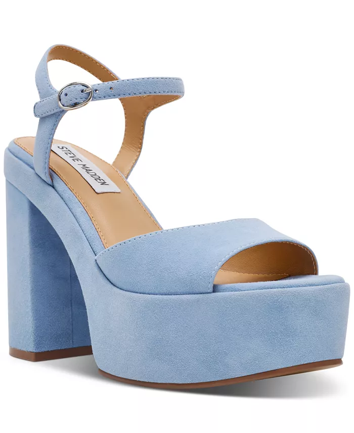 Женские сандалии Odina на платформе, комплект из двух частей Steve Madden, синий