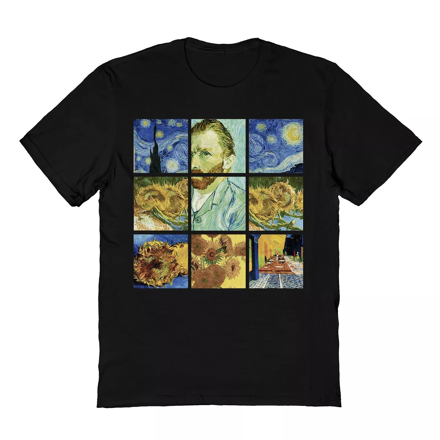 

Мужская футболка Van Gogh Squares Van Gogh Licensed Character