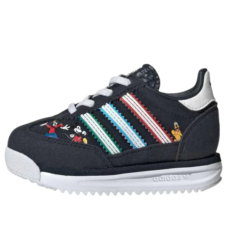Кроссовки Adidas SL 72 RS Mickey And Friends 'Aurora Ink Cloud White Court Green' JH7455, черный