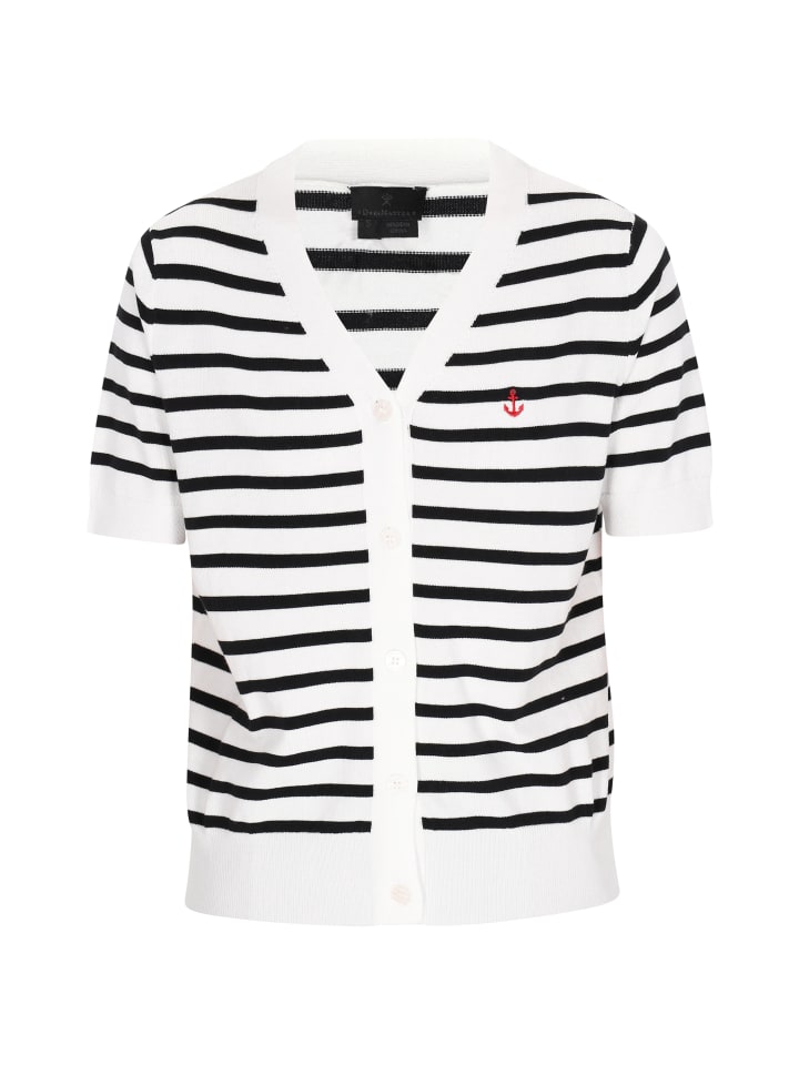 

Спортивная куртка DreiMaster Klassik, цвет offwhite black stripe