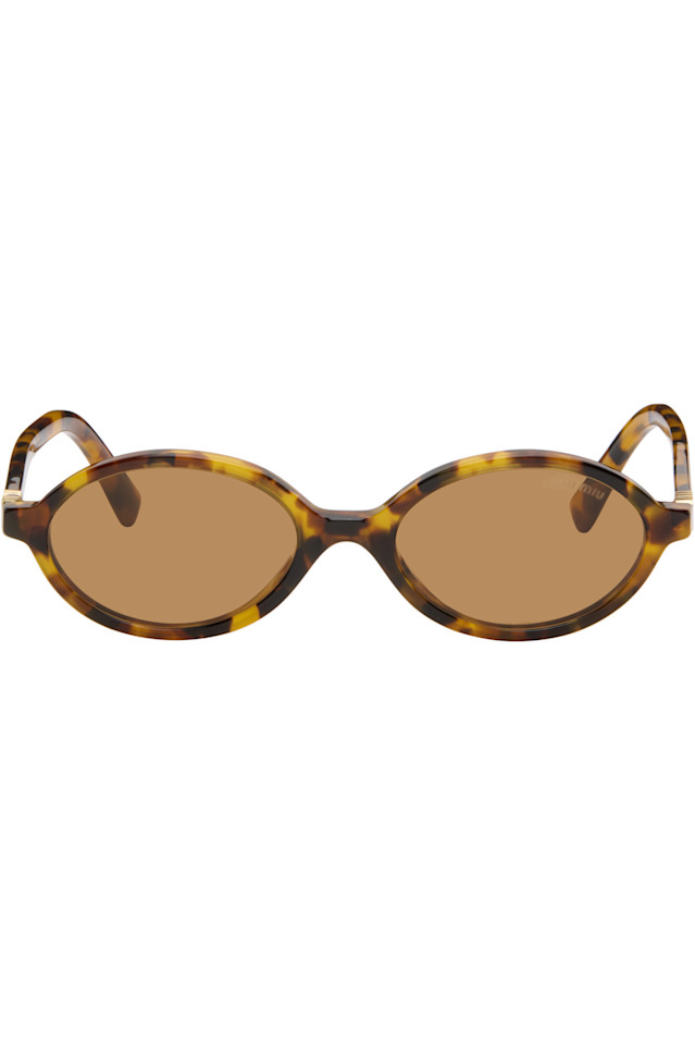 

Miu Miu Eyewear Солнцезащитные очки Brown Miu