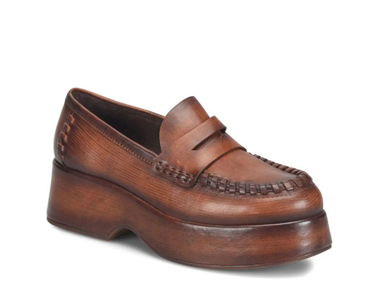 Лоферы Kork-Ease Pixie Platform Penny Loafer, темно-коричневый