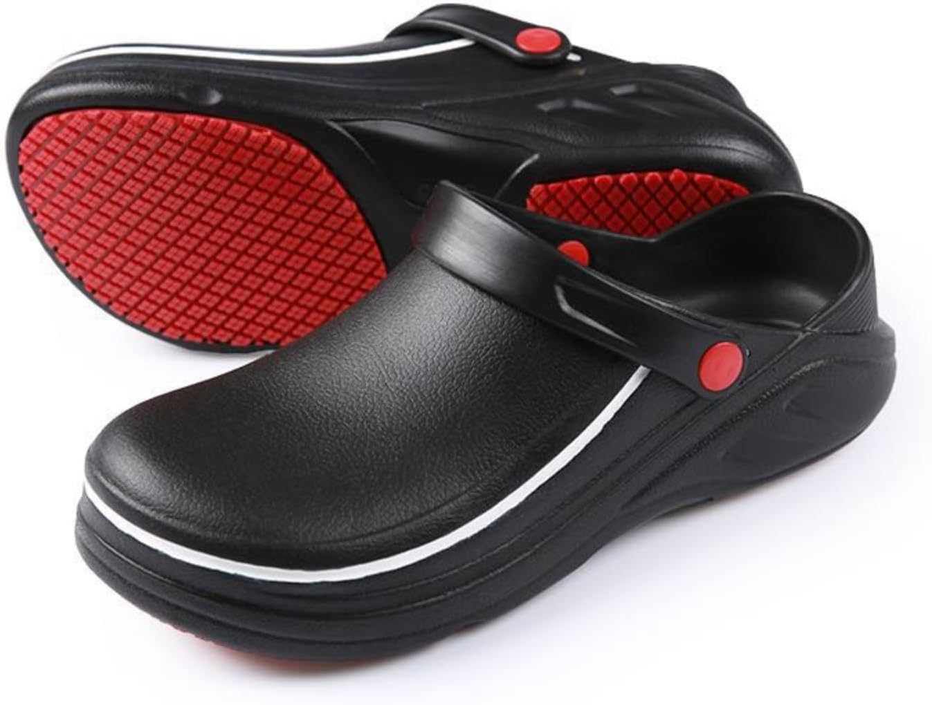 

Профессиональные рабочие сабо ihinzry для повара, медсестры и врача - нескользящие, маслостойкие, водонепроницаемые, с толстой подошвой, амортизацией, мягкие и удобные, для кухни, больницы