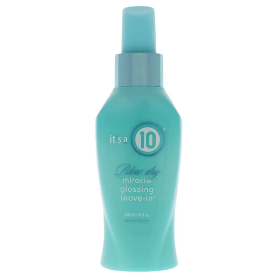 Несмываемый кондиционер Miracle Blow Dry Glossing Leave-In от Its A 10 для мужчин и женщин - 118 мл (4 унции)