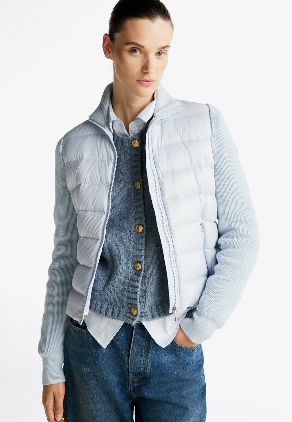 

Пуховое пальто LW DOWN FEMININE GLO Tommy Hilfiger, синий