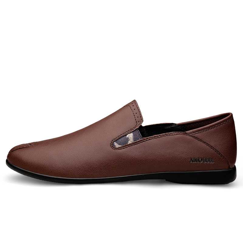 

XIMO BULL Мужские повседневные туфли мужские низкие топы коричневые, цвет Brown