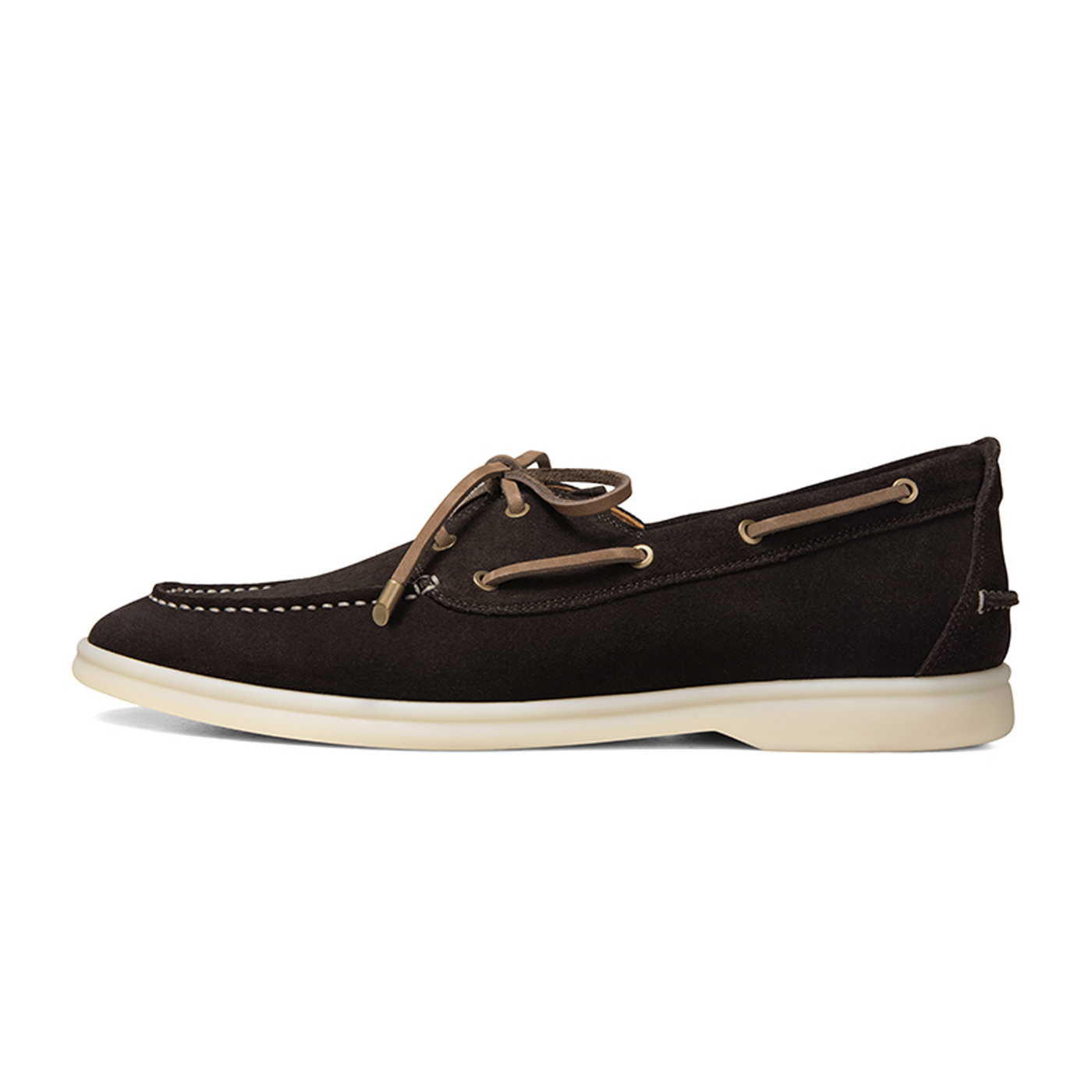 THOM WILLS Лоферы мужские Dark Coffee/Khaki/Gold Brown — фото 3