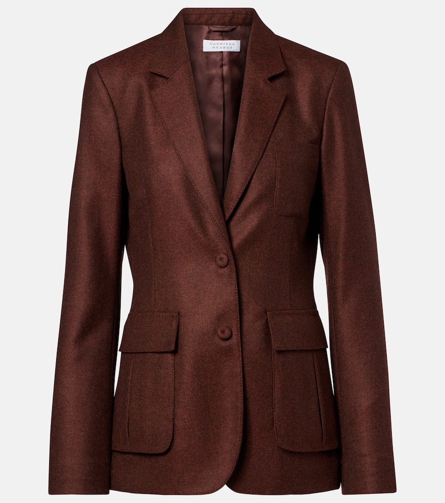 

Пиджак Louisa из смесовой шерсти Gabriela Hearst, Burnt Sienna