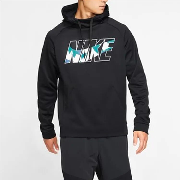 

Толстовка мужская черная с капюшоном + подарочный пакет Nike, черный