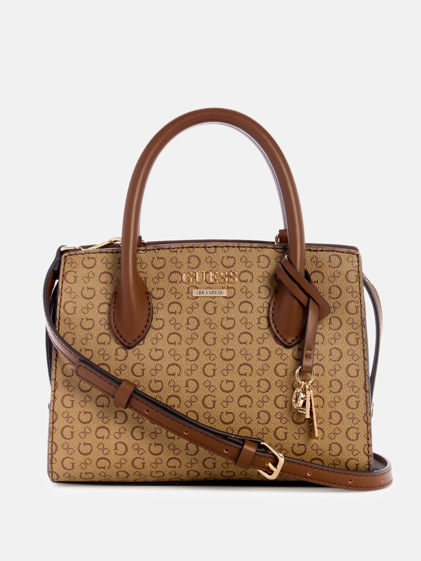 

Сумка с логотипом Beryln Guess Factory, цвет mocha
