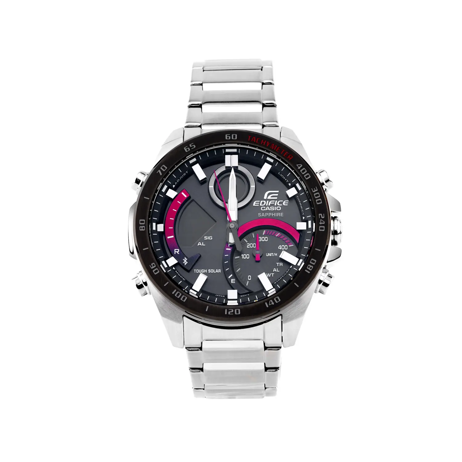 

CASIO Часы EDIFICE Collection Solar Quartz Movement Stainless Steel Strap Watch Men's Watch Black Dial