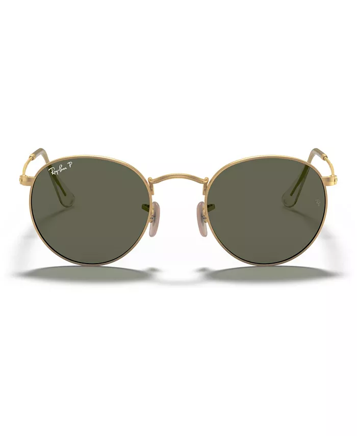 

Поляризационные солнцезащитные очки, RB3447 ROUND METAL Ray-Ban, золотой