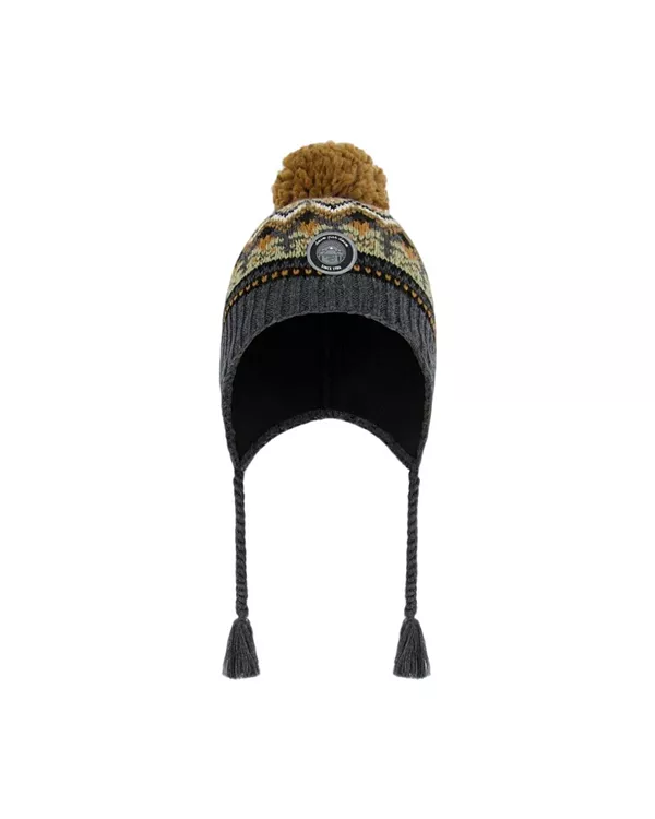 

Перуанская вязаная шапка для мальчиков - детская Deux Par Deux, серый