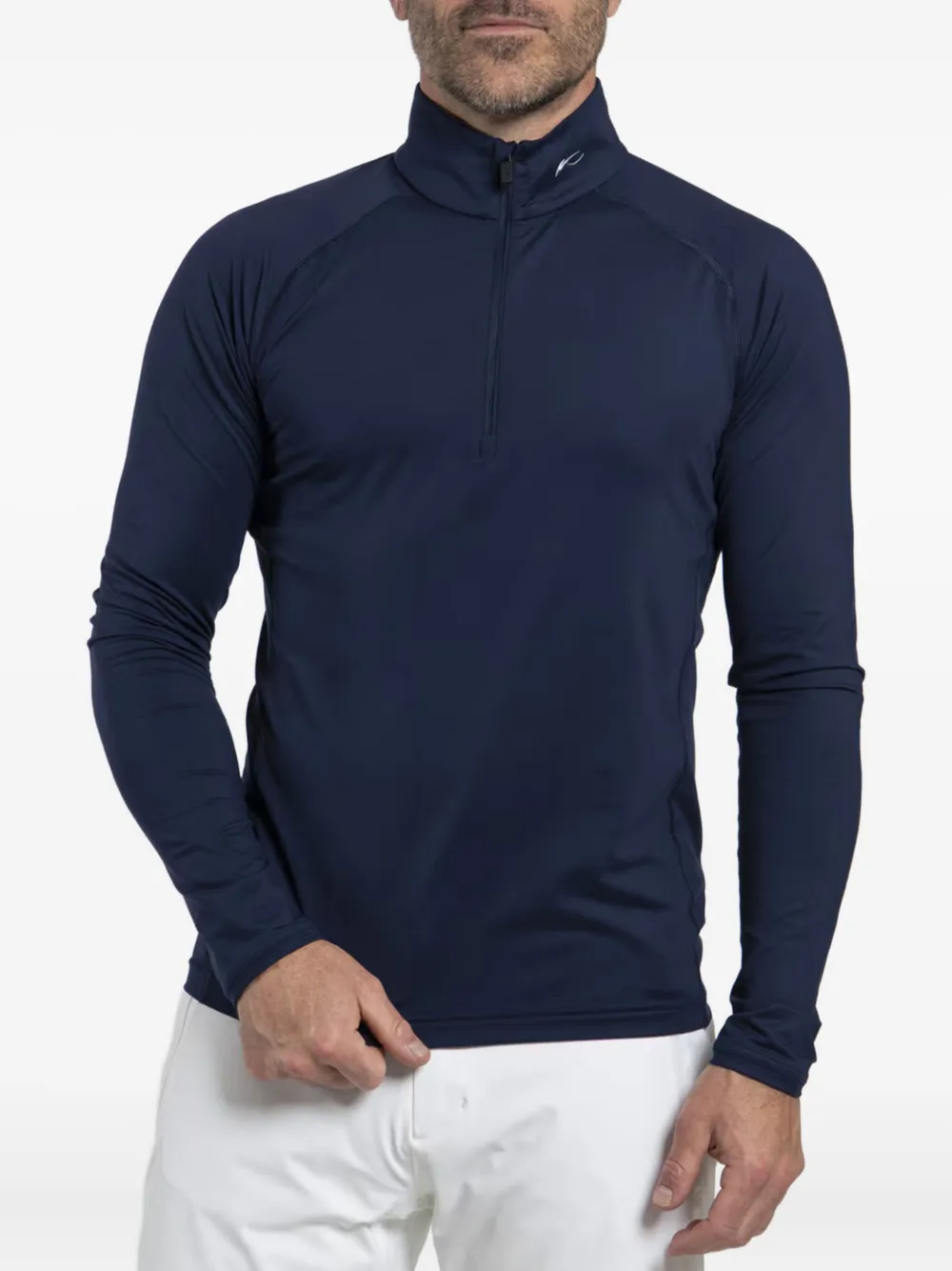 

Свитер с воротником на молнии Kjus, синий