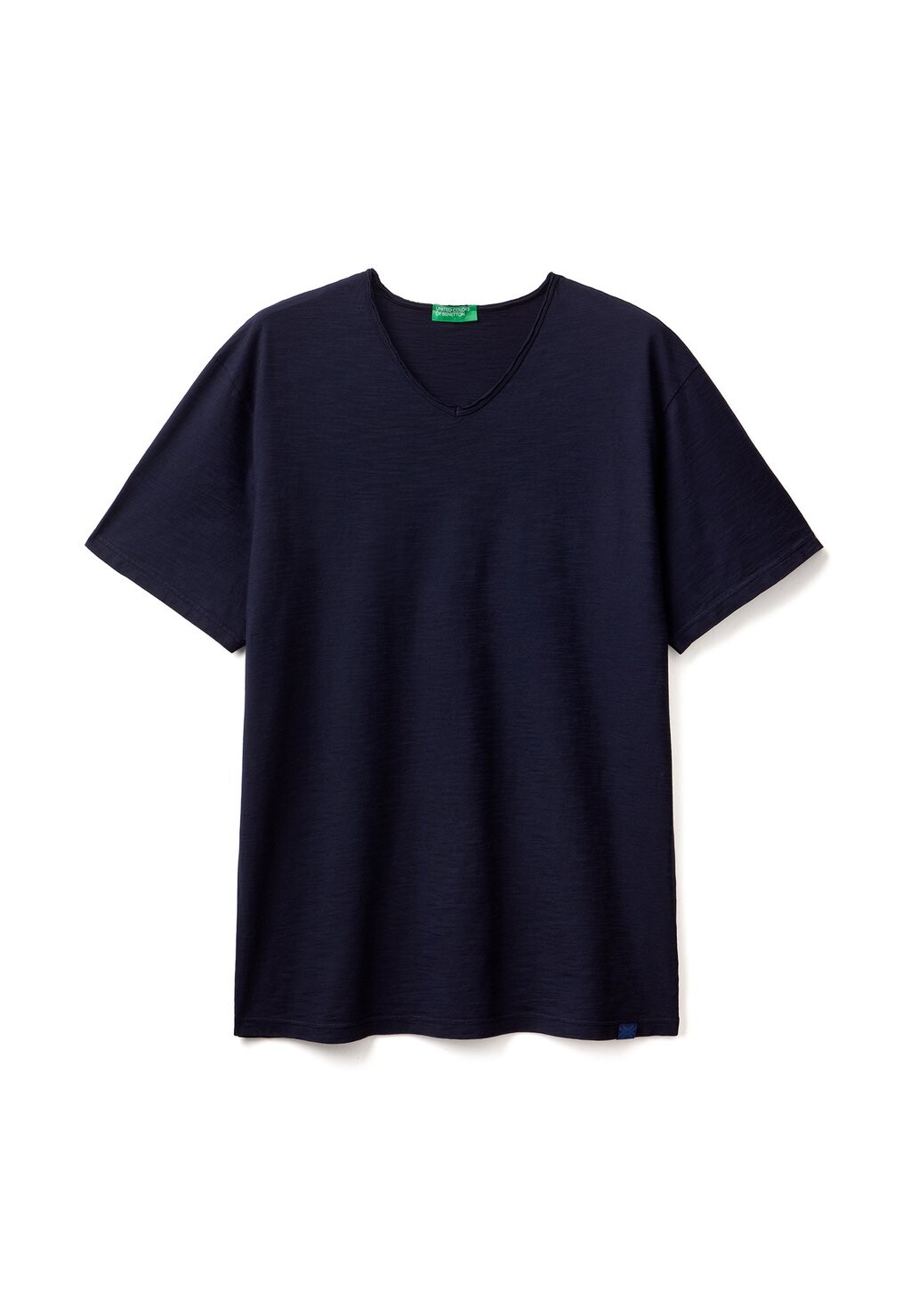 

Базовая футболка V NECK United Colors of Benetton, темно-синий
