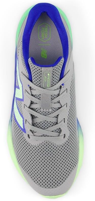 Кроссовки New Balance Unisex-Child Fresh Foam Arishi V4 с шнуровкой, синий/серый — фото 4